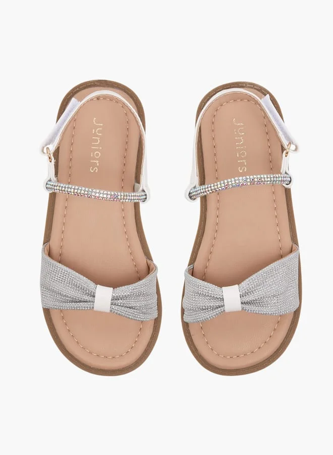 جونيورز صنادل بناتي مزينة بإغلاق لاصق تشكيلة رمضان